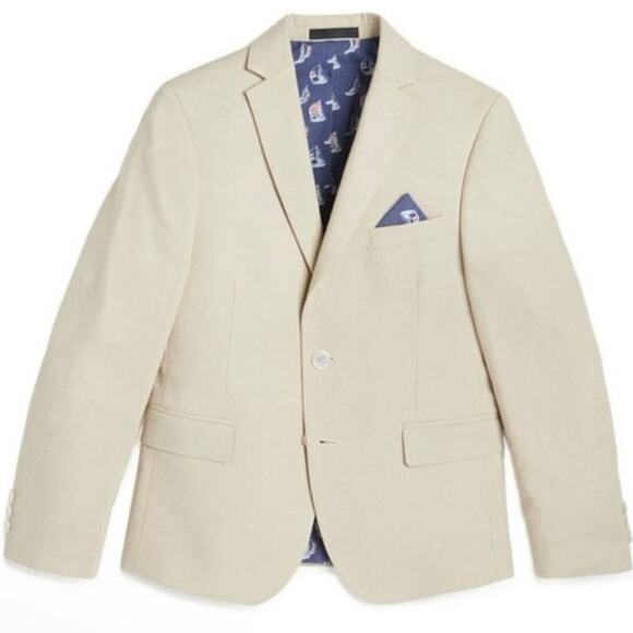 Lauren Ralph Lauren sports Jacket Nautical Linen Blend Blazer matching pants - Picture 1 of 15